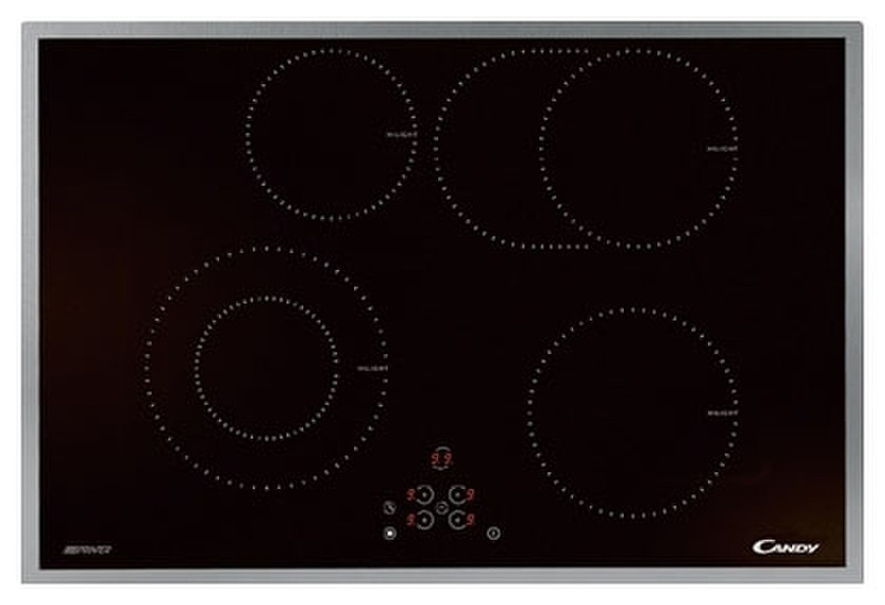 Candy PVD 742 X built-in Ceramic Black hob