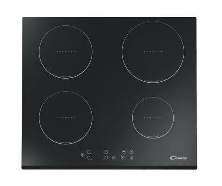 Candy CIT 644 B Встроенный Ceramic hob Черный плита