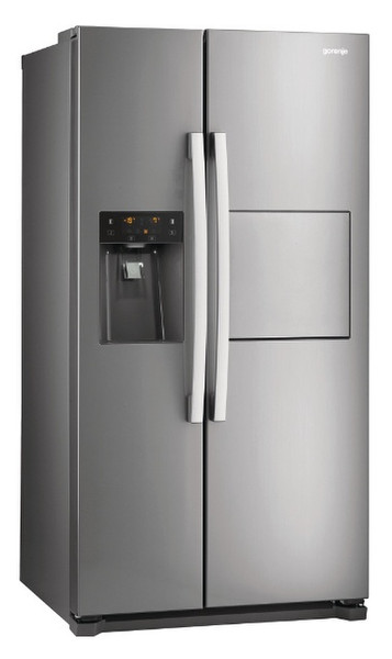 Gorenje NRS9181CXB Отдельностоящий A+ Нержавеющая сталь side-by-side холодильник