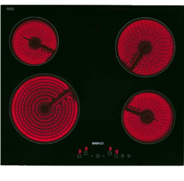 Beko HIC64401 built-in Electric induction Black hob