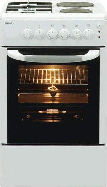 Beko CS 53010 S Freestanding White cooker