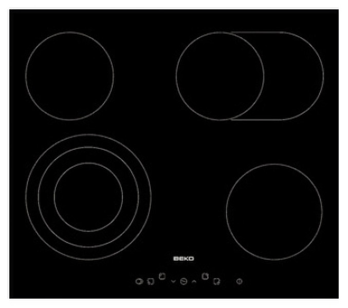 Beko HIC 64404 T Встроенный Индукционная Черный плита