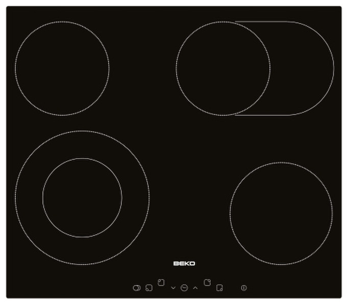 Beko HIC 64403 T built-in Electric induction Black hob