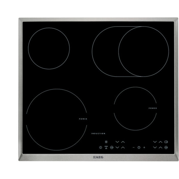 AEG HK634150XB Встроенный Ceramic hob Нержавеющая сталь плита