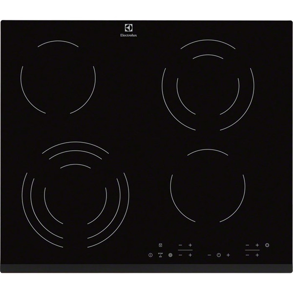 Electrolux EHF6343FOK Встроенный Ceramic hob Черный плита