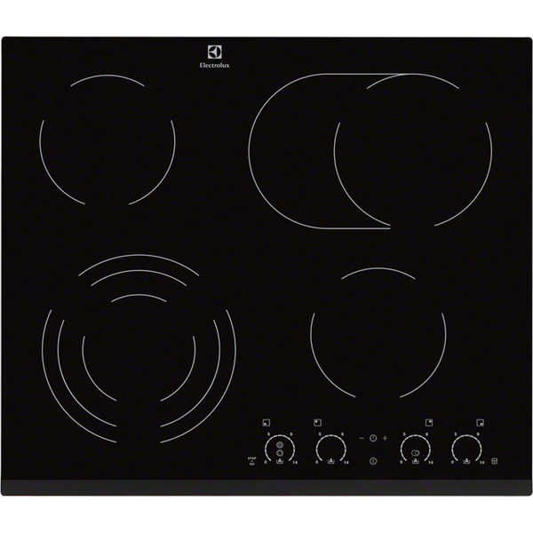 Electrolux EHF6747FOK Встроенный Ceramic hob Черный плита