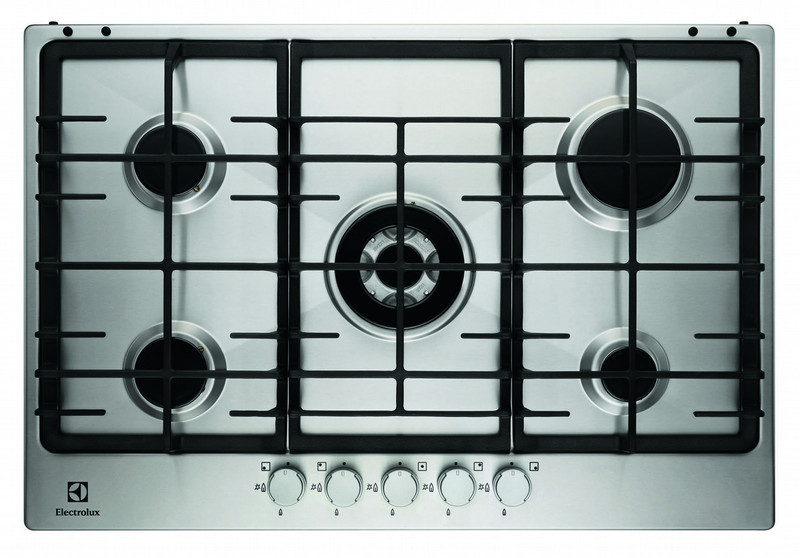 Electrolux EGG7353NOX built-in Gas Black,Stainless steel