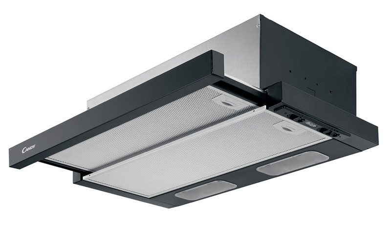 Candy CBT 6240 N Built-under 600m³/h Black cooker hood