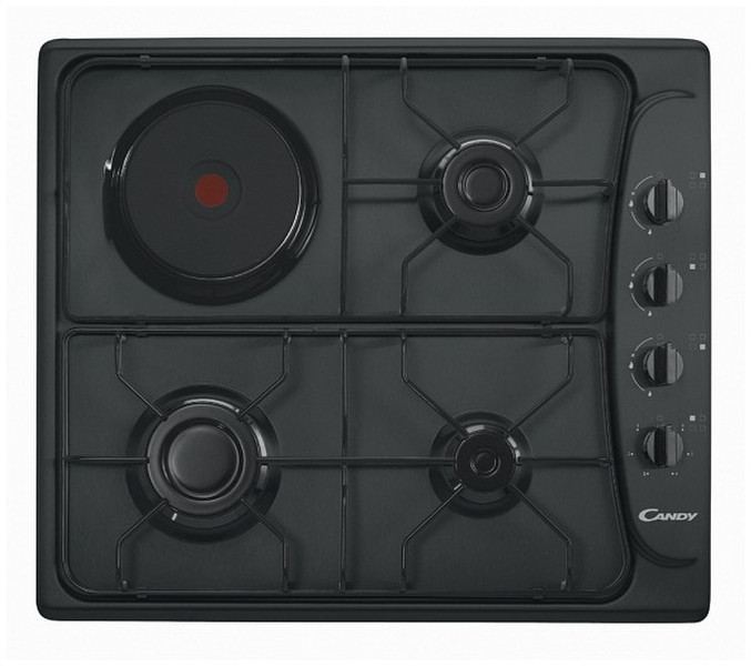 Candy CLG 631 SPN Tabletop Combi Black hob