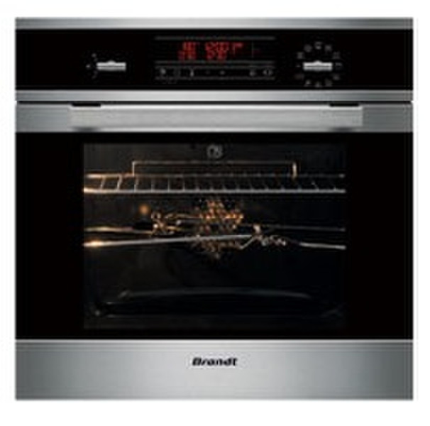 Brandt FP1065X Electric oven 54l 2100W A Schwarz, Edelstahl Backofen