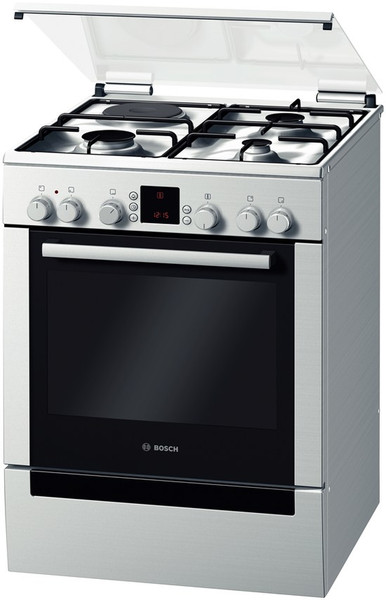 Bosch HGV74D253E Отдельностоящий Gas hob A Нержавеющая сталь кухонная плита