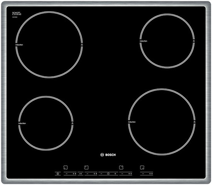 Bosch PIA645T66E Встроенный Electric hob Черный плита