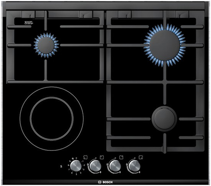 Bosch PRY626B70E Встроенный Combi hob Черный плита