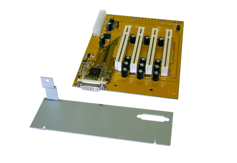 EXSYS Board with 4 x PCI-Slot expansion + ATX-Bracket интерфейсная карта/адаптер