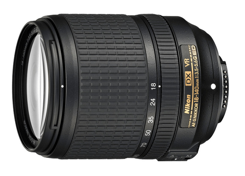 Nikon AF-S DX NIKKOR 18-140 f/3.5-5.6 G ED VR SLR Telephoto zoom lens Schwarz