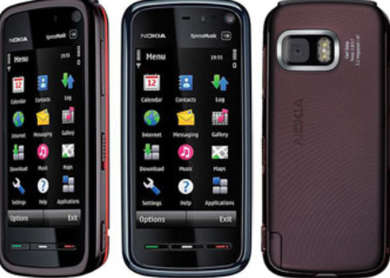 Nokia 5800 XpressMusic Single SIM Rot Smartphone