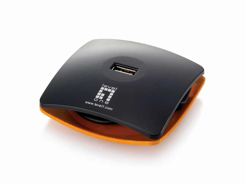 LevelOne SUS-1003 Черный, Оранжевый кабель USB