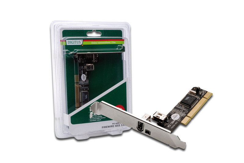 Digitus PCI, Firewire A card Schnittstellenkarte/Adapter