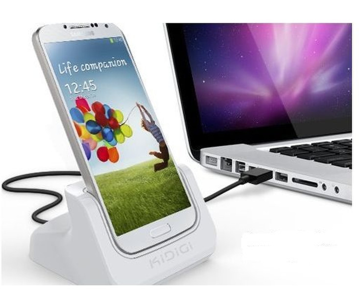 KiDiGi LCC-SI95-W USB 2.0 Weiß Notebook-Dockingstation & Portreplikator