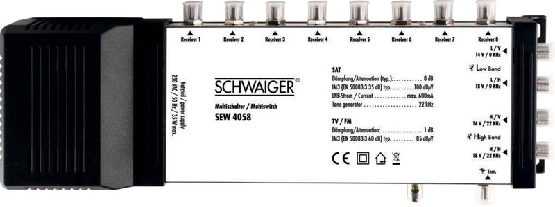 Schwaiger SEW4058531 Satblock-Verteilung