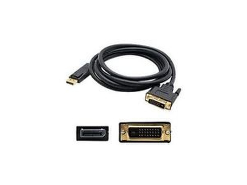 Add-On Computer Peripherals (ACP) DISPORT2DVI10F-5PK 3.05m DisplayPort DVI-D Schwarz Videokabel-Adapter