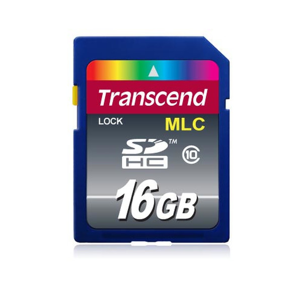 Transcend 16GB SDHC Class 10 16GB SDHC Klasse 10 Speicherkarte