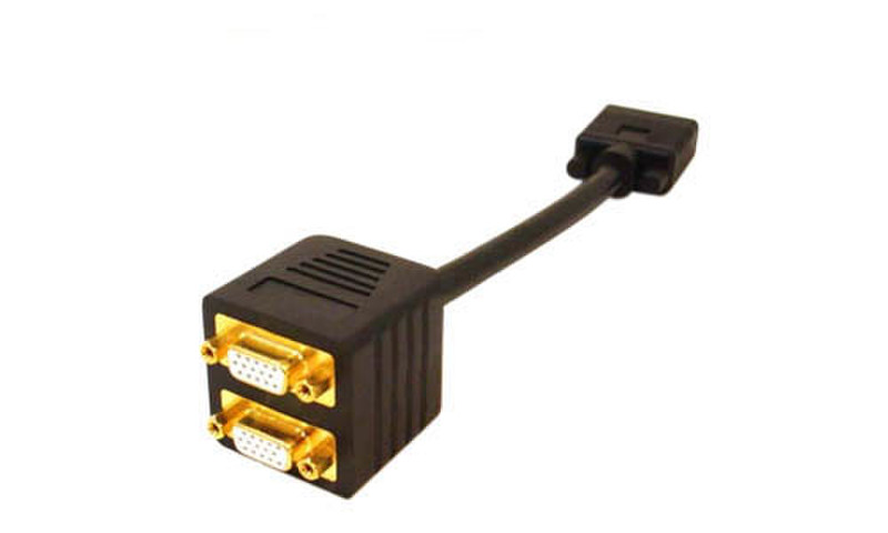 Add-On Computer Peripherals (ACP) VGA - 2x VGA Cable splitter Черный