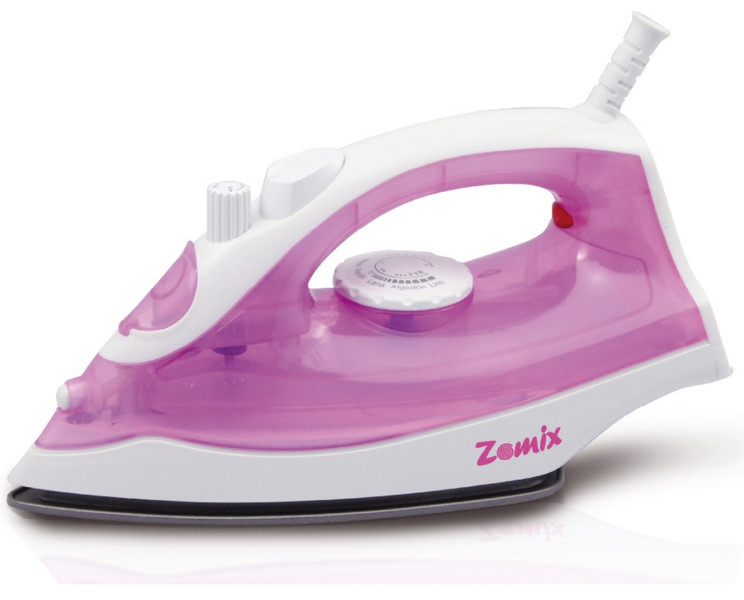 Melchioni AGILE Dry & Steam iron Stainless Steel soleplate 1800W Pink,White iron