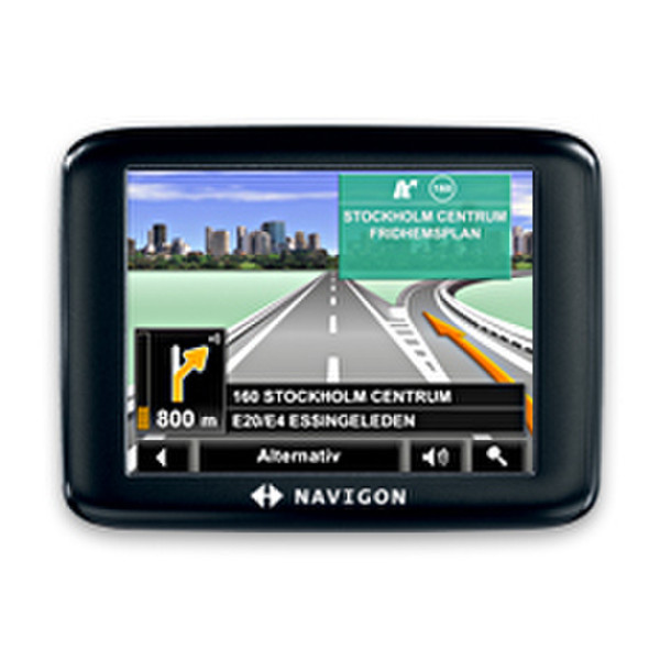 Navigon 1200 Nordic Fixed 3.5Zoll Touchscreen 122g Navigationssystem