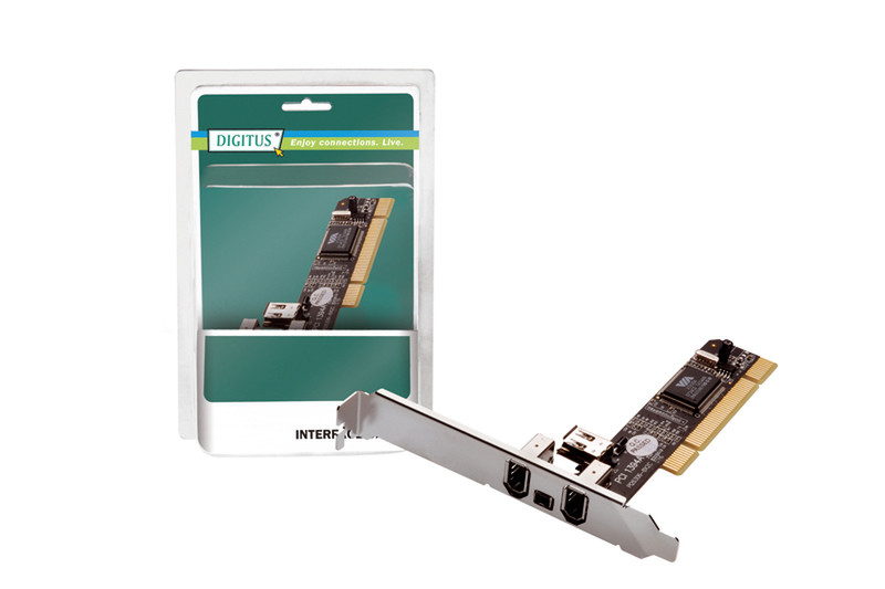 Digitus PCI Firewire A card интерфейсная карта/адаптер