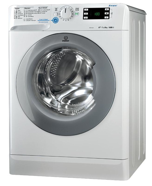 Indesit XWE 81683X WSSS DE Freistehend Frontlader 8kg 1600RPM A+++ Weiß Waschmaschine