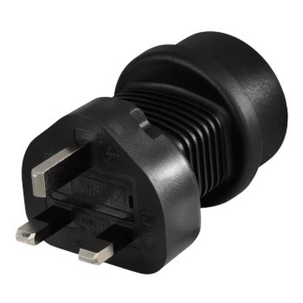 Hama 108881 Typ G (VK) Typ F (Schuko) Schwarz Netzstecker-Adapter