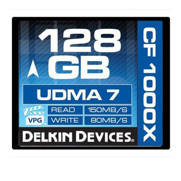 Delkin 128GB CF 1000X UDMA 7 128GB Kompaktflash Speicherkarte