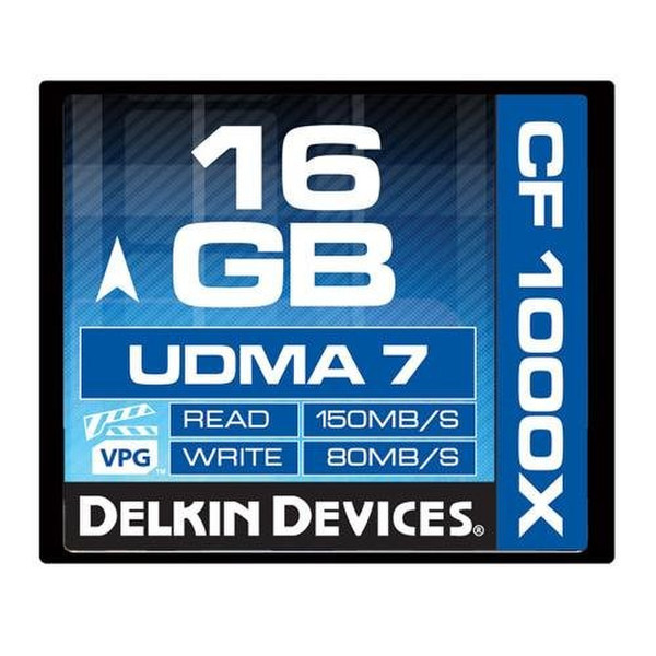Delkin 16GB CF 1000X UDMA 7 16ГБ CompactFlash карта памяти