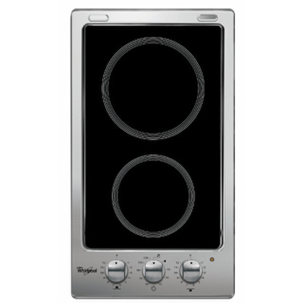 Whirlpool AKT 316/IX Встроенный Electric hob Черный плита