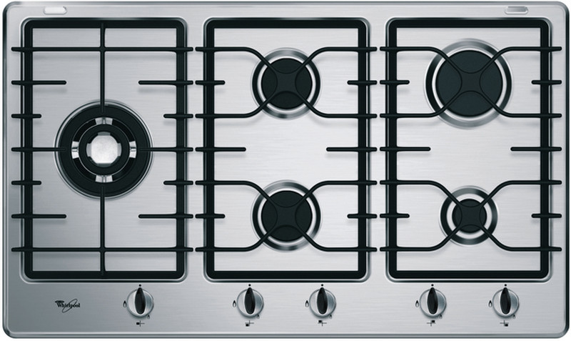 Whirlpool AKT 915/IX built-in Gas Black,Stainless steel hob