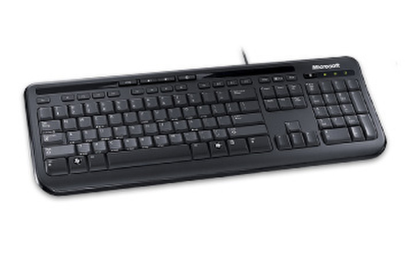 Microsoft Wired Keyboard 600 USB Schwarz Tastatur