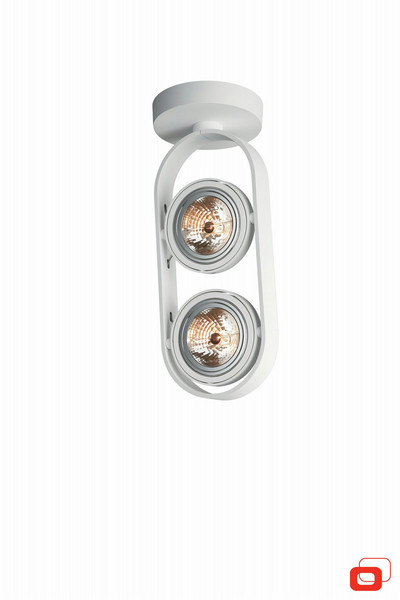 Lirio by Philips 5704231LI Для помещений Surfaced lighting spot G53 50Вт Белый точечное освещение