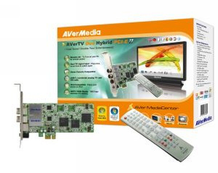 AVerMedia AVerTV Duo Hybrid PCI-E II Внутренний Аналоговый PCI Express