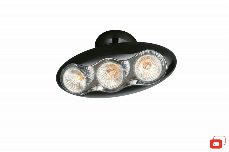 Lirio by Philips 5706330LI Для помещений Surfaced lighting spot GU10 75Вт Черный точечное освещение
