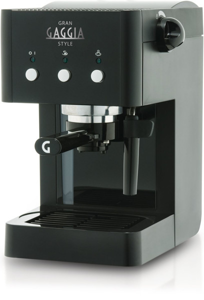Gaggia RI8323/08 freestanding Manual Espresso machine 1L Black coffee maker
