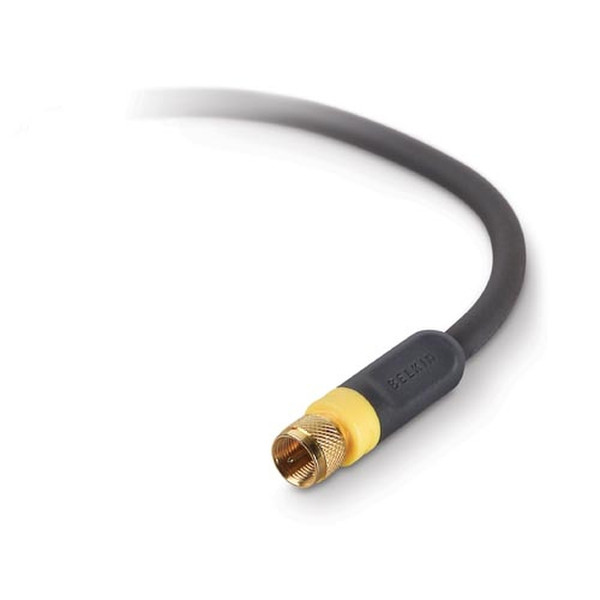 Belkin RF Coaxial Video Cable 1.8м Черный коаксиальный кабель