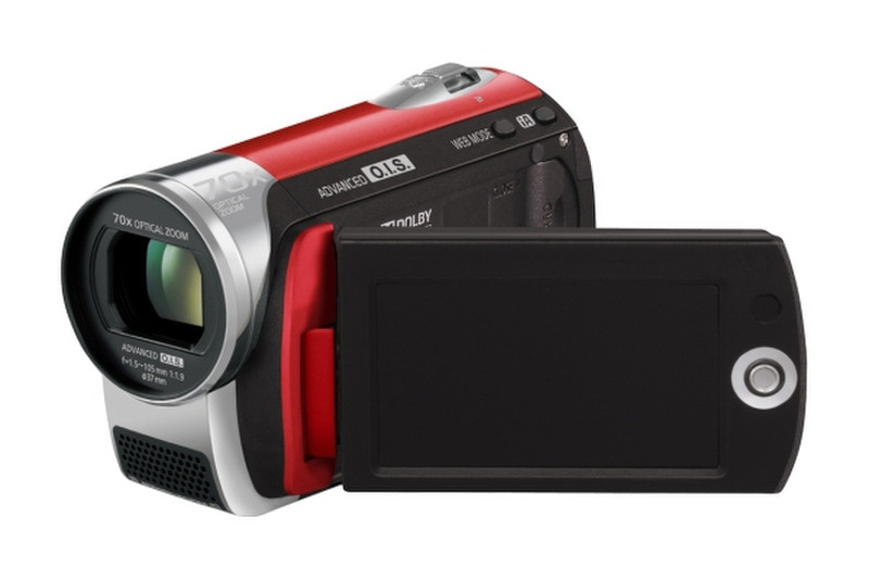 Panasonic SDR-S26 SD Camcorder, Red