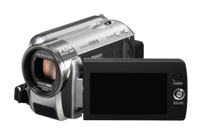 Panasonic SDR-H80 SD+HDD Camcorder, Silver 0.8MP CCD Silber