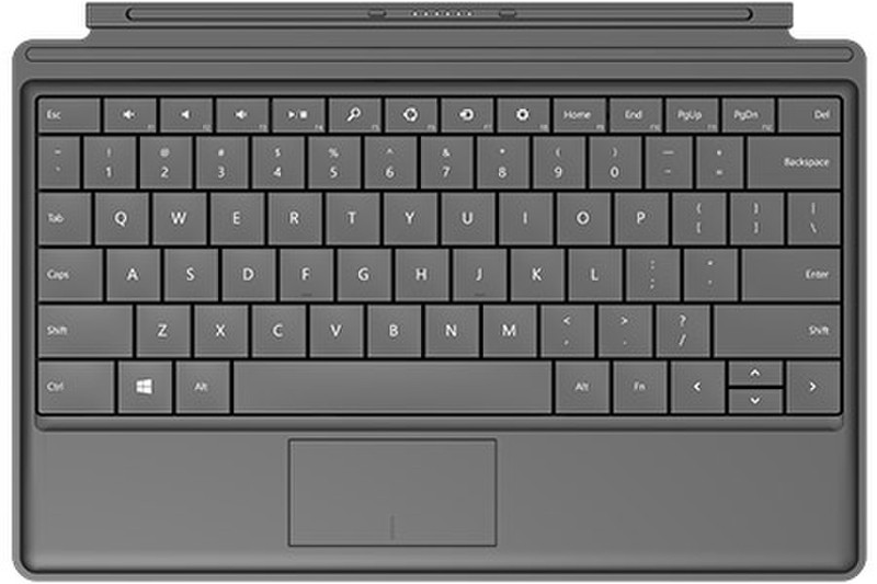 Microsoft Type Cover USB 2.0 Черный док-станция для ноутбука