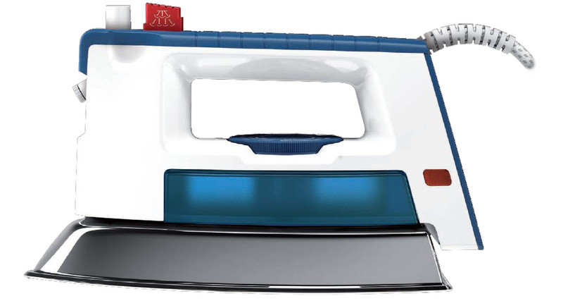 Jura 365 Dry & Steam iron Stainless Steel soleplate 1600W Blue iron