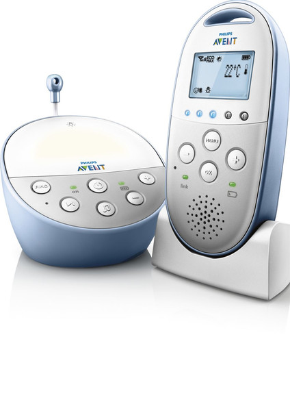 Philips AVENT Audio Monitors SCD570/00 DECT babyphone Blue,Grey,White babyphone