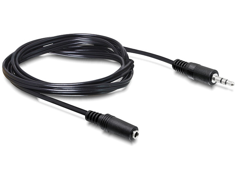 DeLOCK 84002 3m 3.5mm 3.5mm Schwarz Audio-Kabel