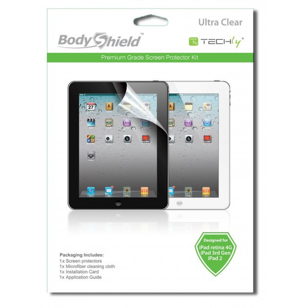Techly Display Protective Film for iPad2 / 3/4 Ultra Clear ICA-DCP 815
