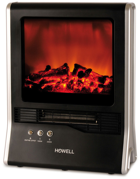 Howell HO.CAM710 Freestanding fireplace Elektro Schwarz Kamin